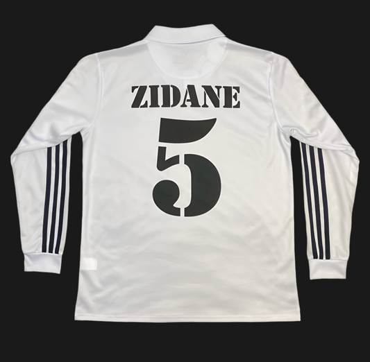 Camisa Blanca 2002 Manga Larga – Gol de Leyenda en Europa