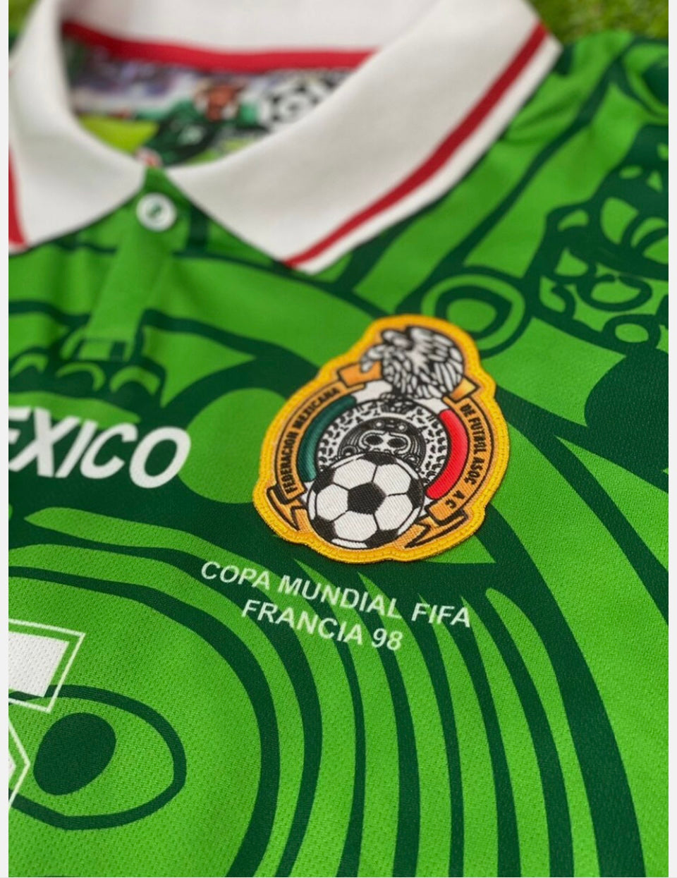 Camisa México 1998 | #15 El Matador | Edición Azteca de Francia 98