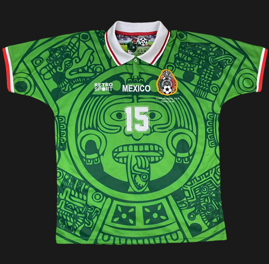 Camisa México 1998 | #15 El Matador | Edición Azteca de Francia 98