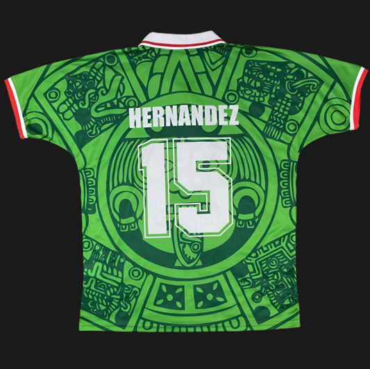 Camisa México 1998 | #15 El Matador | Edición Azteca de Francia 98